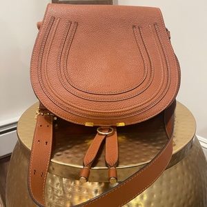 Chloe Marcie Medium Saddle Crossbody Bag